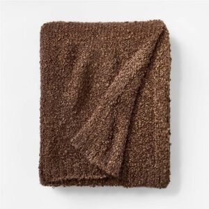 STUDIO MCGEE NEW boucle throw blanket -brown